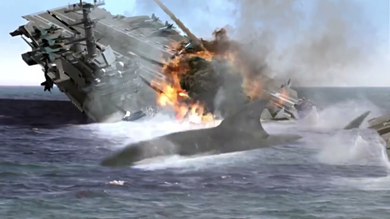 MEGA SHARK VS MECHA SHARK MUSIC VIDEO BY LOUIE DUCK