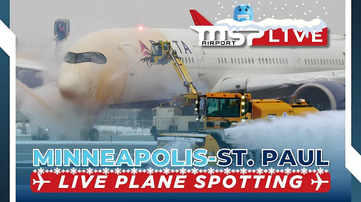 🔴 LIVE WINTER PLANE SPOTTING ACTION AT MSP AIRPORT! ❄ 12/15/25