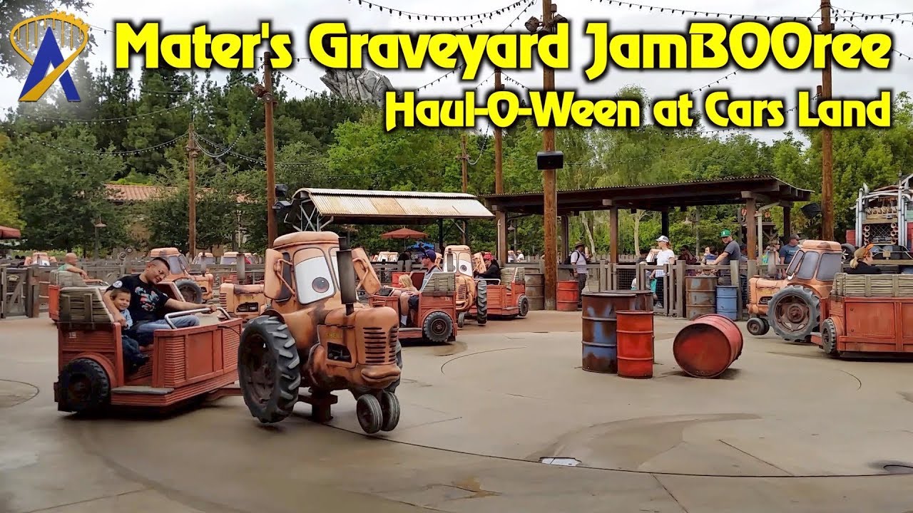 Mater’s Graveyard JamBOOree during Haul-O-Ween at Cars Land