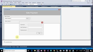 Accounting Management System Part 94 Sale Payment Design Form in C#  C Sharp