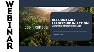 Accountable Leadership in Action – Part 1:  Listen