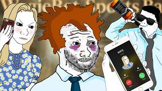 WOJAK DOOMER GETS AN IMPORTANT CALL FROM HIS WIFE