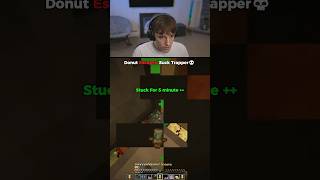 DrDonut Escaping Trapper #minecraft #drdonut #donutsmp #trap #clips