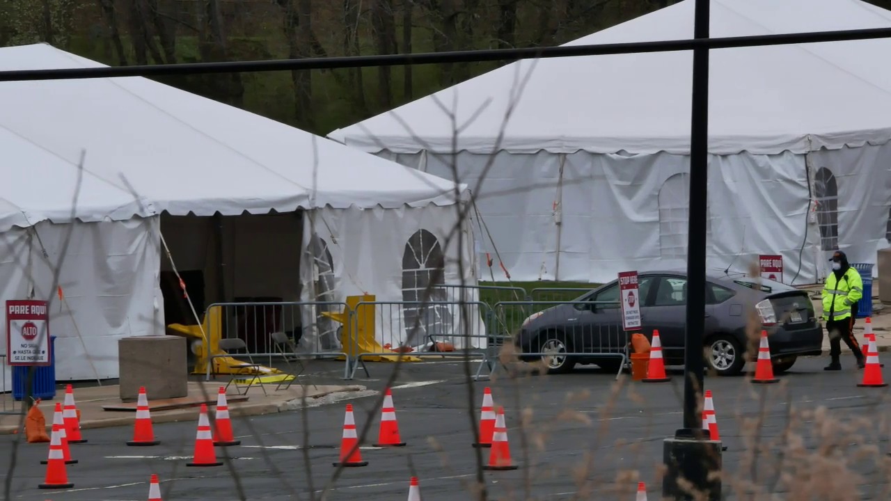 Morris County, NJ, COVID-19 Testing Center (B Roll)