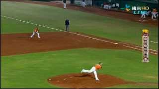(HD)20120229兩岸棒球對抗賽 統一獅VS天津獅 五上 洋投強納森(Jon Leicester)