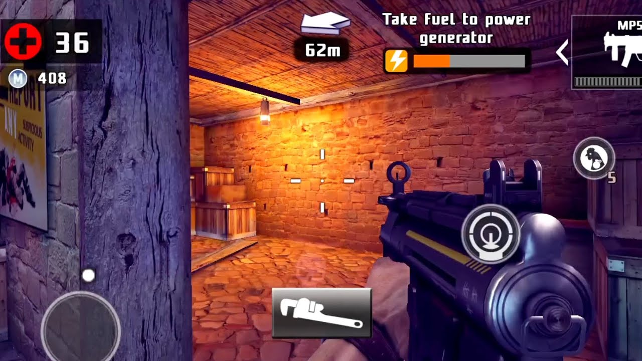 Dead Trigger Zombie shooting game 😱🎯/ zombie shooting game 🔥 YouTube