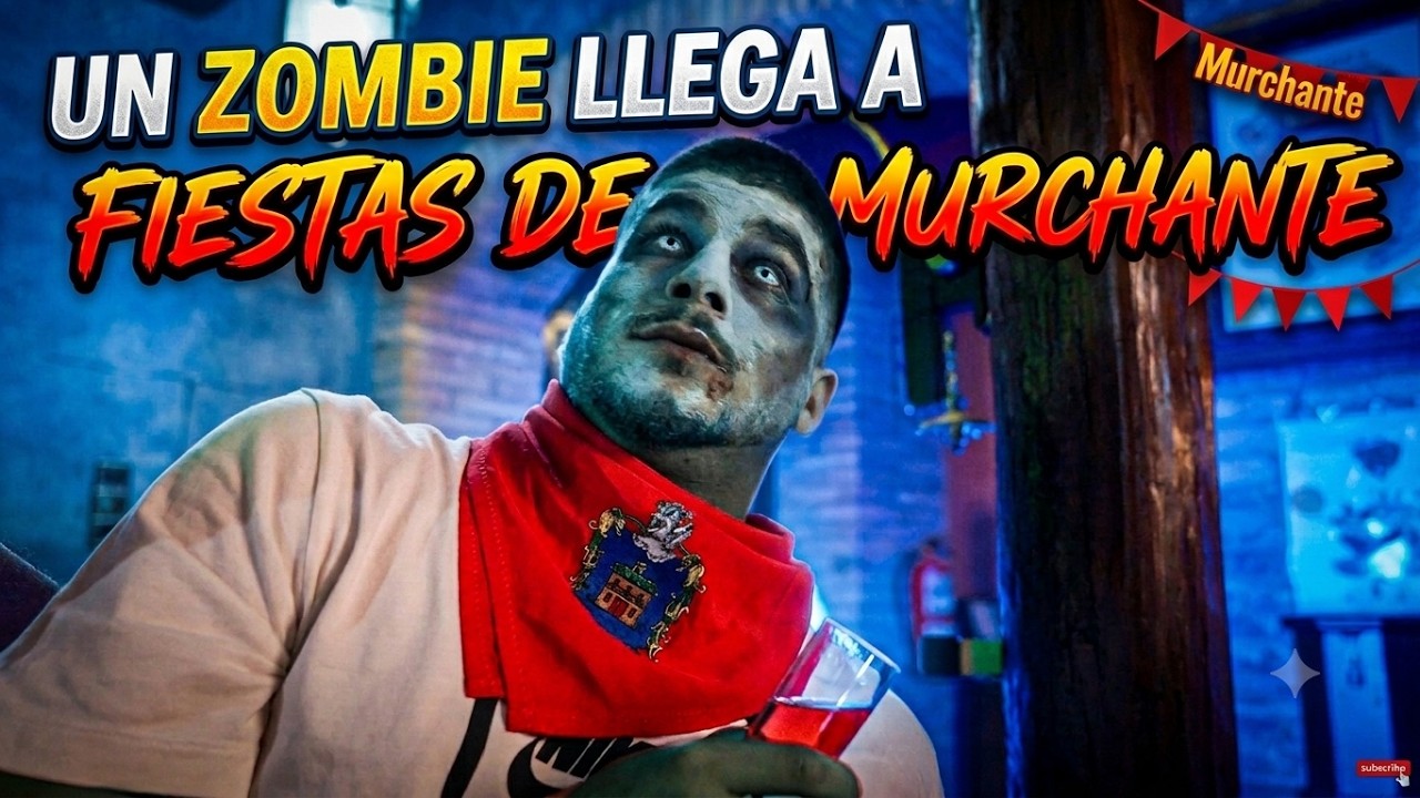 Un Zombie en las Fiestas de Murchante en Navarra