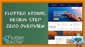 Flutter Atomic Design: Step zero overview