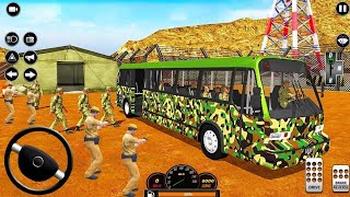 "Army Bus Transporter Coach Adventure: A Day in the Life of a Military Driver" screenshot 4