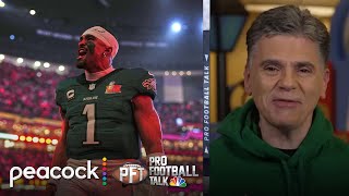 Jalen Hurts ‘added very good chapter’ to his NFL career | Pro Football Talk | NFL on NBC
