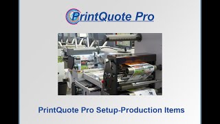 PQP02 06 PrintQuote Pro Setup Production Items