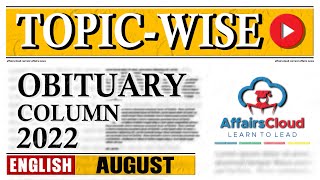 August 2022 - Obituary | English | AffairsCloud