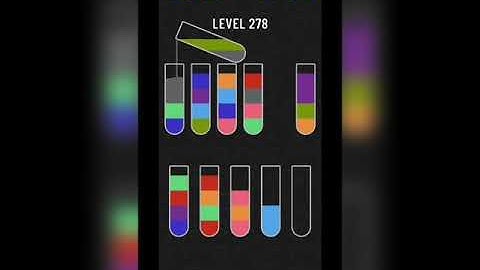 Water sort puzzle level 278