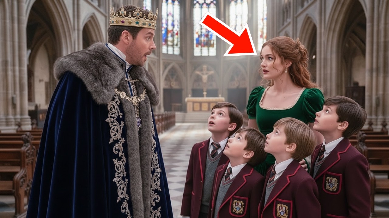 Il Re Alfa invitò la sua compagna sterile respinta per deriderla — lei arrivò con quattro eredi alfa