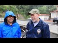 Socavones y deslizamientos: la orden del día en pueblos del centro tras lluvias persistentes