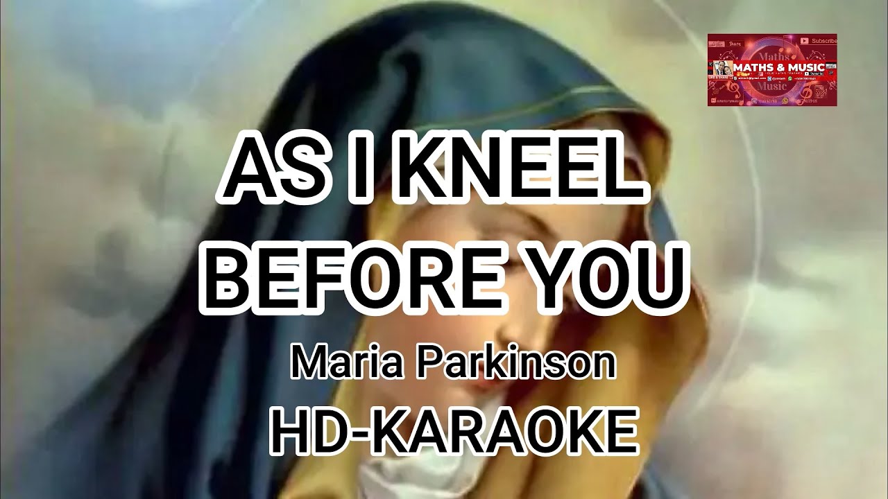 As I Kneel Before You Karaoke