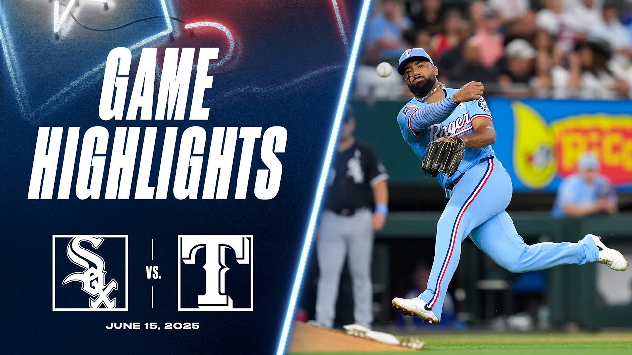 White Sox vs. Rangers Game Highlights (6/15/25) | MLB Highlights