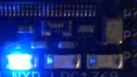 LED PWM lighting and sound effects using mbed