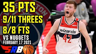 DAVIS BERTANS on fire! 35 points 9/11 threes vs Nuggets | Full Highlights | 17.02.2021