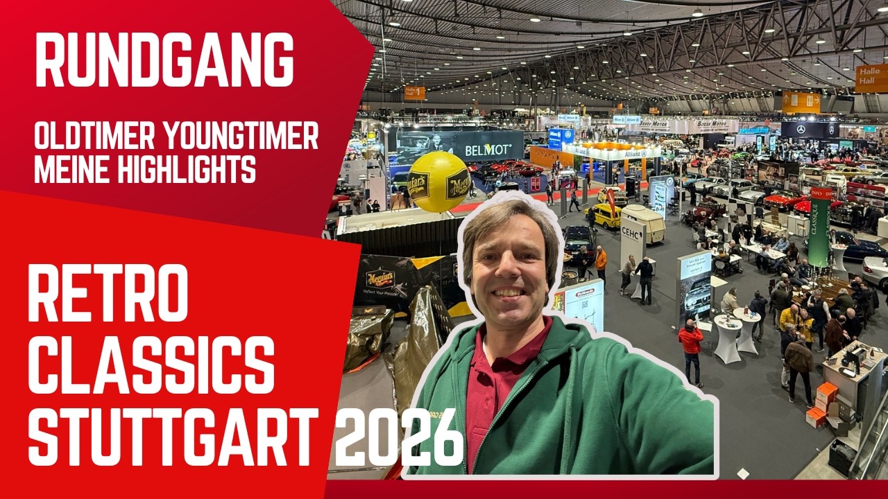 Retro Classics Stuttgart 2026 Klassiker, Youngtimer & Retro-Modern zum Verkauf