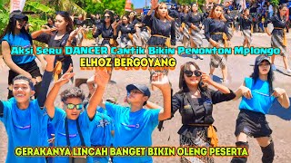 AKSI SERU GOYANGAN PESERTA DANCER  BIKIN PARA PENONTON PADA MPLONGO LINCAH BANGET JOGETANYA