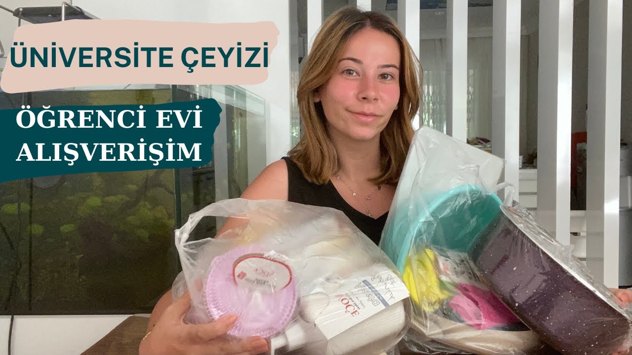 ÜNİVERSİTE ÇEYİZİ |ÖĞRENCİ EVİM İÇİN ALIŞVERİŞ YAPTIM | Öğrenci Evine Alınması Gerekenler