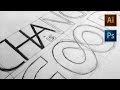 Learn How to Draw Lettering Using Your Pencil & Adobe Illustrator | Dansky