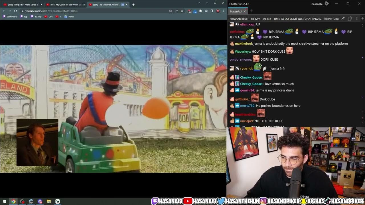 Jerma's Tribute and Legacy Award Hasanabi Streamer Awards YouTube