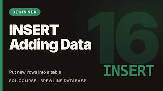 SQL INSERT INTO: Add Rows to a Table | SQL for Beginners