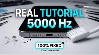 Real Tutorial: Clean Phone Speaker FAST 🔊 5000Hz Frequency to Remove Dust & Water