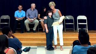 Aidan's 5th grade graduation.
