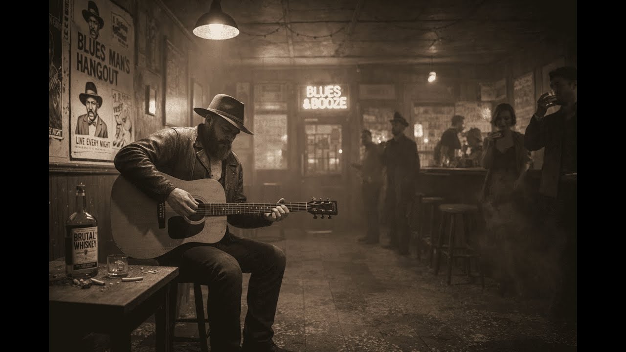 Brutal Midnight Blues 🥃 Whiskey Bar Blues for Late Night