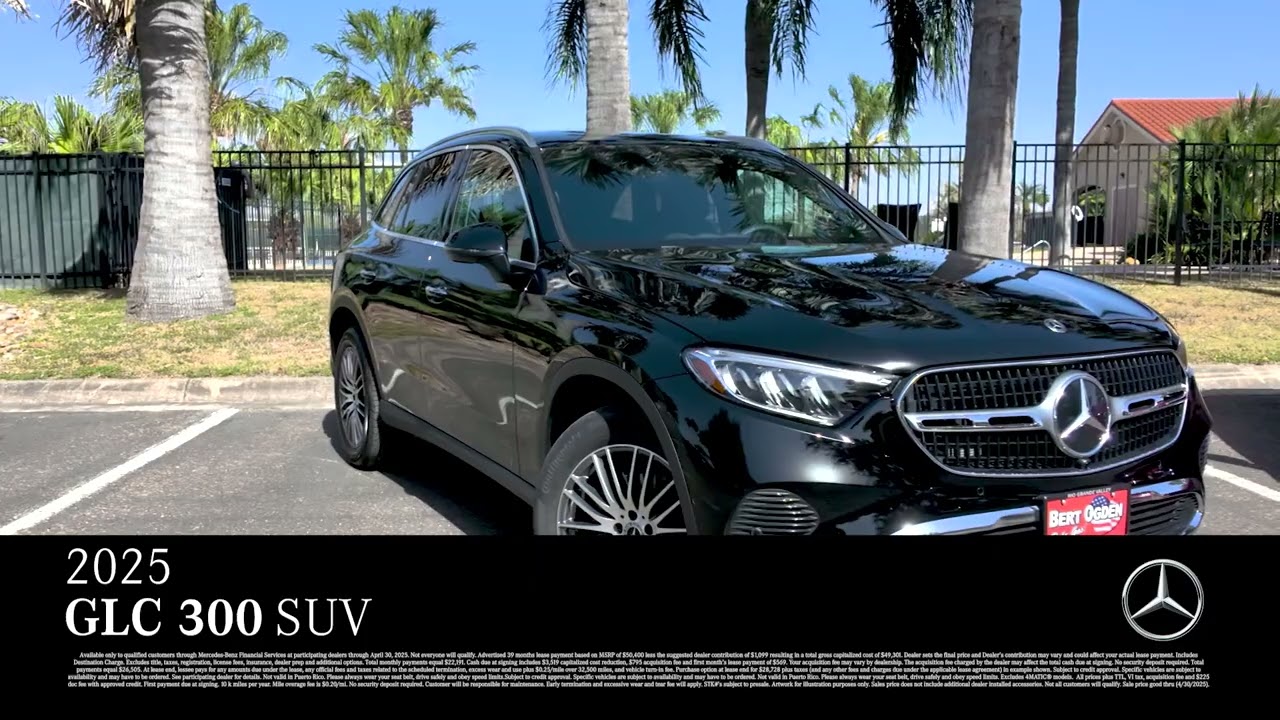 Mercedes-Benz of Harlingen, Proud Sponsor of The Masters | GLC 300 SUV