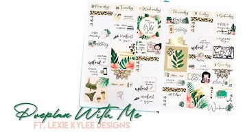 Preplan With Me ft. Lexie Kylee Designs || Print Pression B6