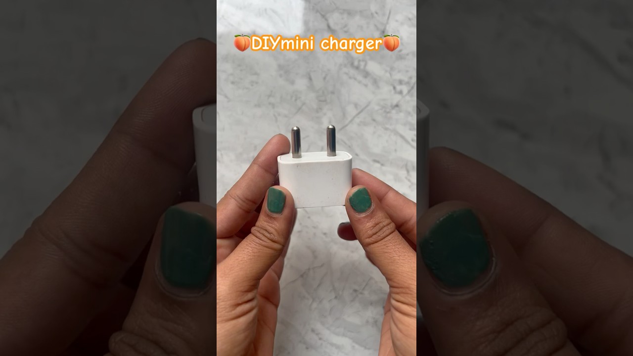 Diy mini charger 🍑 