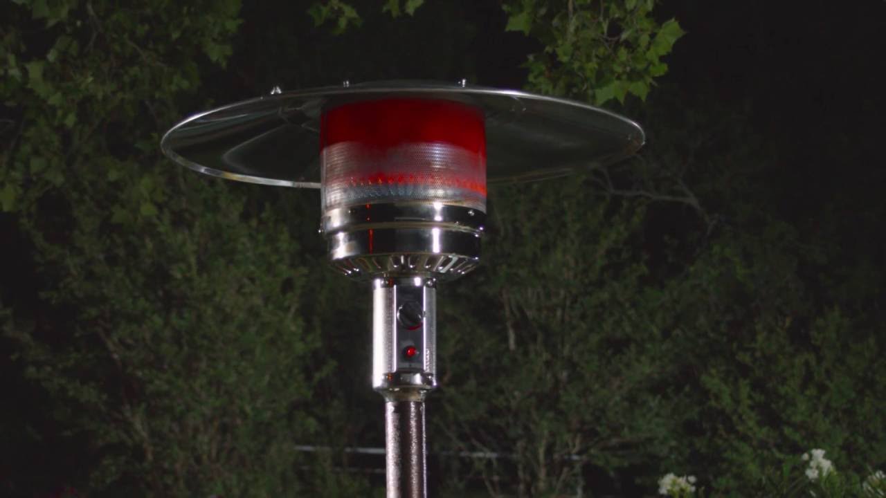 Dyna-Glo DGPH101BR 41000 BTU Deluxe Hammered Bronze Patio Heater - YouTube