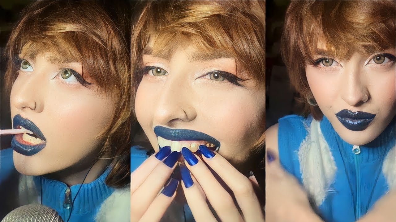 ASMR Teeth Sounds: Real Cold Chattering (w/ Gum) + Tapping + Spoolie [No Talking] ❄️