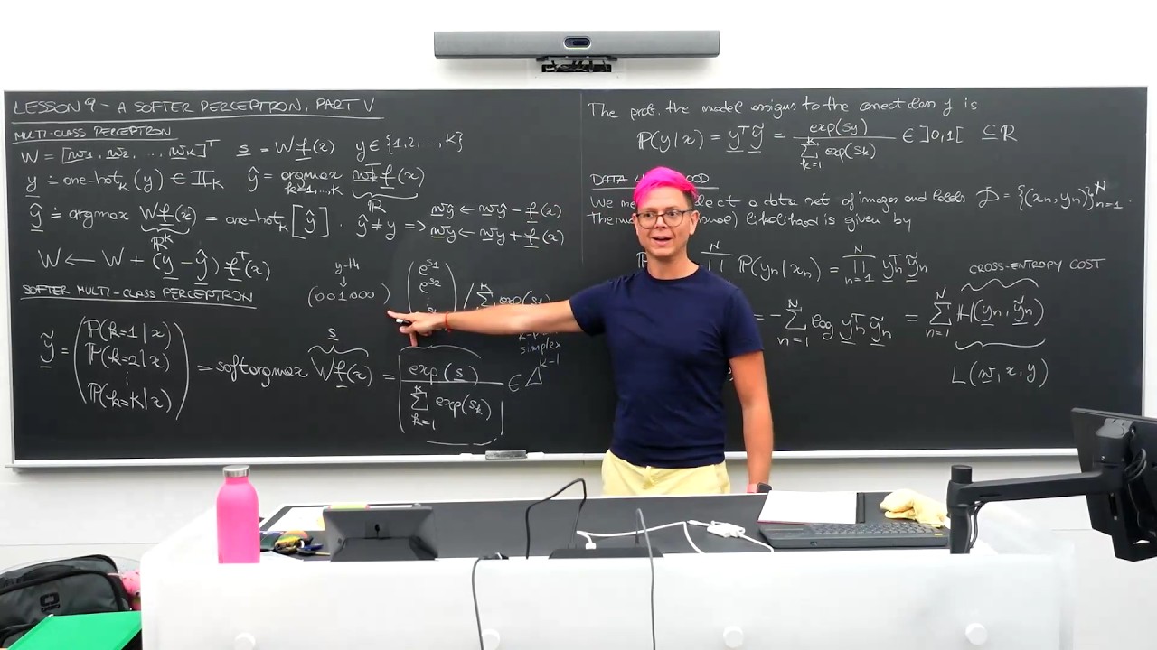 Thumbnail for Lesson 09 – A softer perceptron, part V: multi-class likelihood and loss