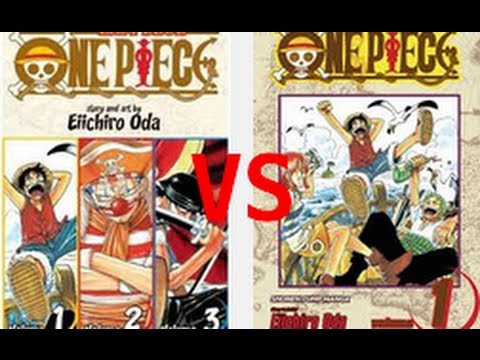 Standard Manga Volumes Vs. Omnibus 3-in-1 VizBig Volumes - YouTube