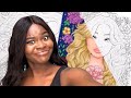 Professional artist attempts a masterpiece in a coloring book