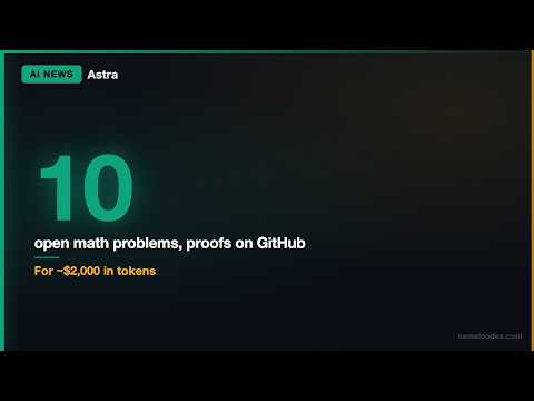 OpenAI's AI Solved 10 Open Math Problems