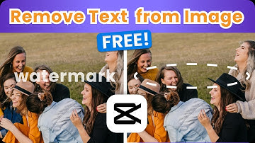 Free! How to Remove Text from Image with Capcut | Tutorial 2024