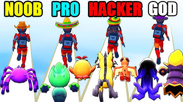 NOOB vs PRO vs HACKER vs GOD Monster Squad