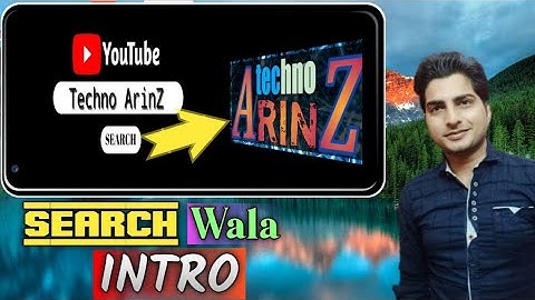 Awesome Search Intro With Mobile By Using Kinemaster And Pixel Lab | Techno Arinz