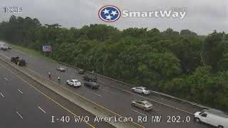 WATCH LIVE: A multi-vehicle crash delays 40 westbound near mile marker 202