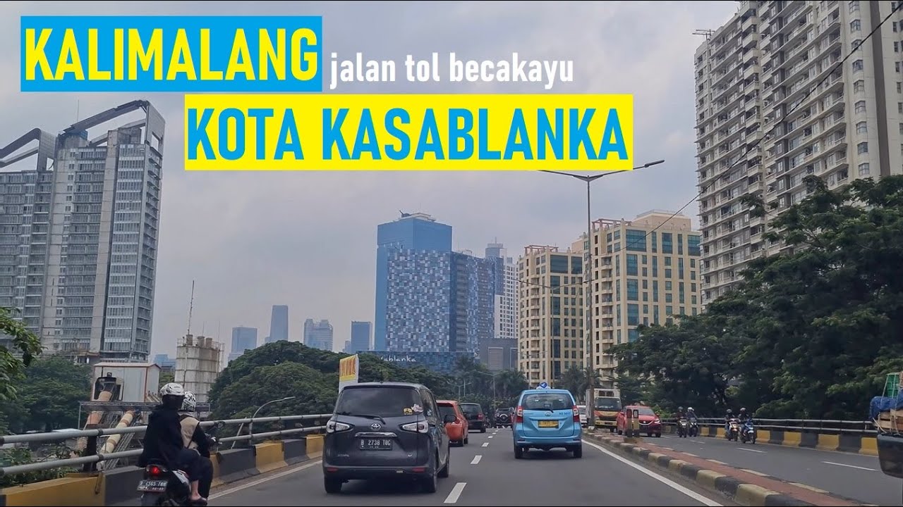 Tol Becakayu ‼️ Driving Around from Kalimalang to Kota Kasablanka (Kokas) ~ JAKARTA