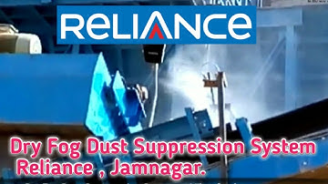 Dry Fog Dust Suppression System at Vibro Feeder, Reliance - Jamnagar by INTEG GROUP.