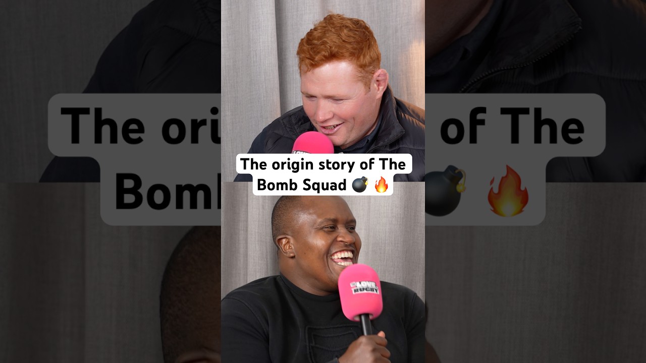 The origin story of The Bomb Squad 💣 🔥  #springboks #boks #rugby