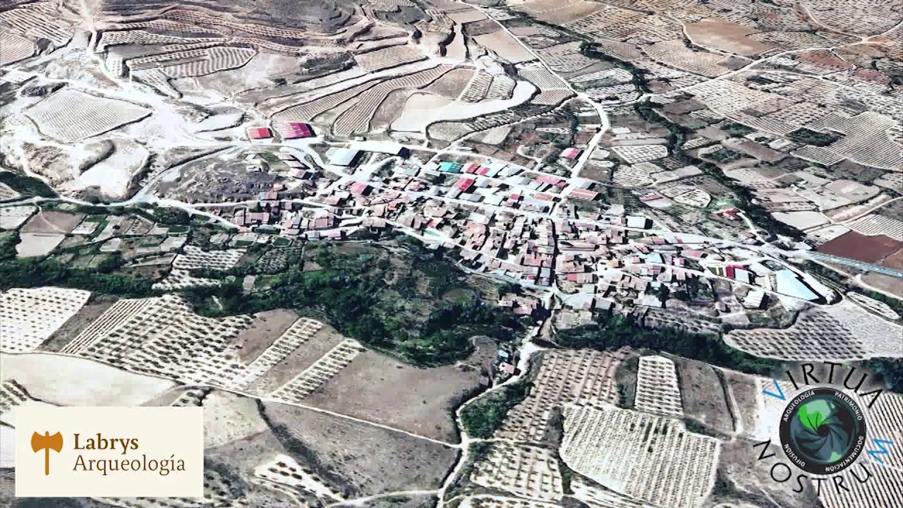 Vuelo Virtual yacimiento celtibérico "El Cortijo de Bergasa"