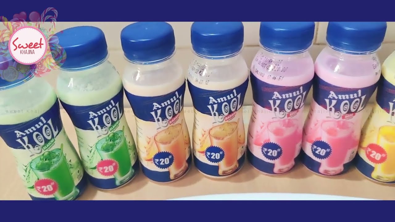 Amul Kool All Flavored Milk | Badam, Kesar, Rose, Elaichi,